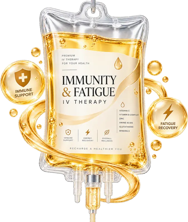 면역 · 피로 수액 — Immunity & Fatigue IV (비타민 C · B군 · 아연 · 아미노산 · 글루타치온 · 미네랄)